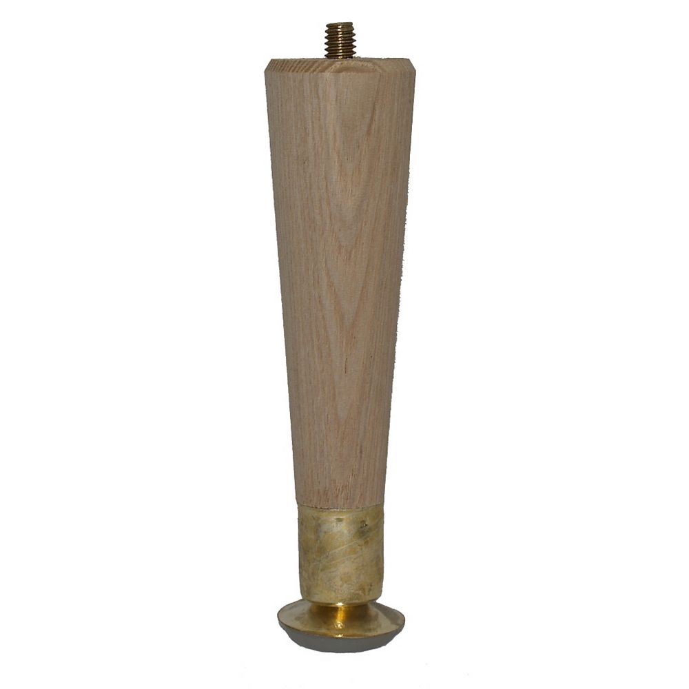 Alexandria Moulding Hardwood Round Taper Leg Hardwood 11/2 In. x 11/2