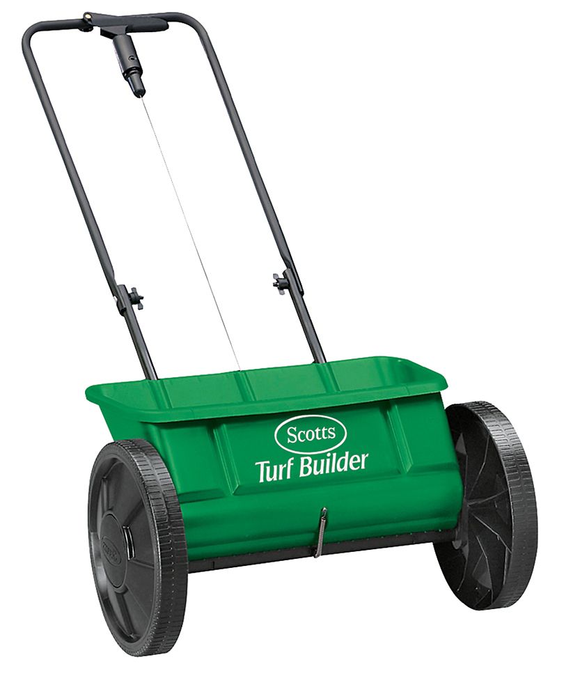 Scotts Scotts Turf Builder Accugreen Drop Spreader The Home Depot Canada   P 1000143435 