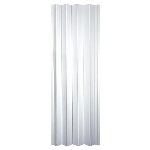 24-inch to 36-inch Oakmont Frost White Accordion Bifold Door