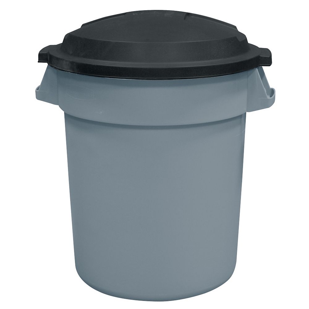 Rubbermaid Roughneck 77 L Trash Can, Outdoor Garbage Cans Home Depot Canada