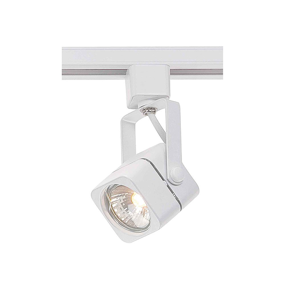 Hampton Bay 1Light Halogen Track Light Head in White The Home Depot