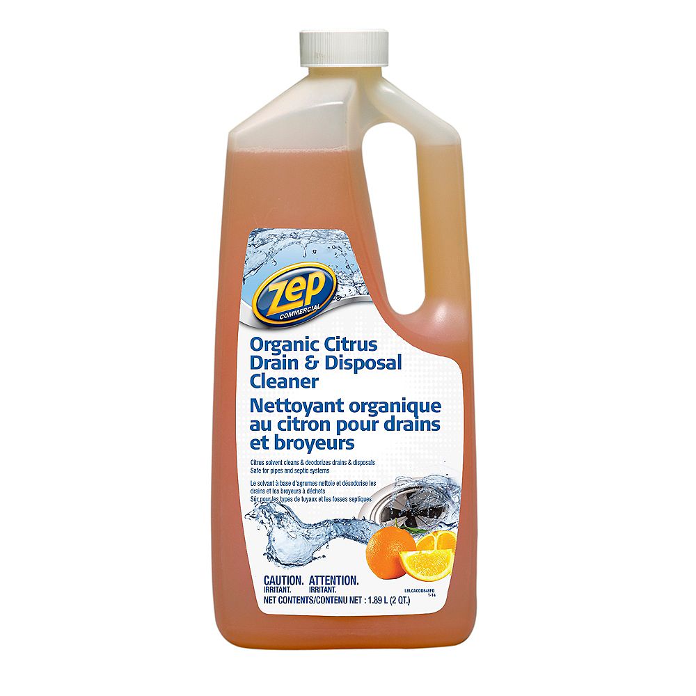 Zep Commercial Organic Citrus Drain & Disposer Cleaner The Home Depot