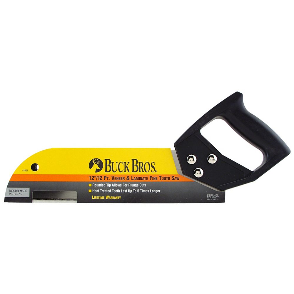 Buck Bros 12 In. Pro Laminate Saw Plastic Handle The Home Depot Canada