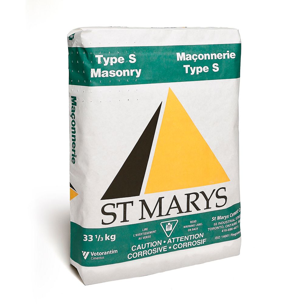St. Mary Type S Masonry Cement The Home Depot Canada