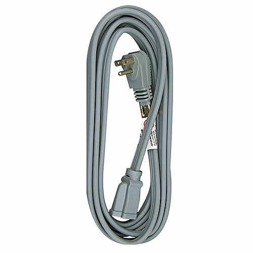 9 ft. Appliance Extension Cord in Grey