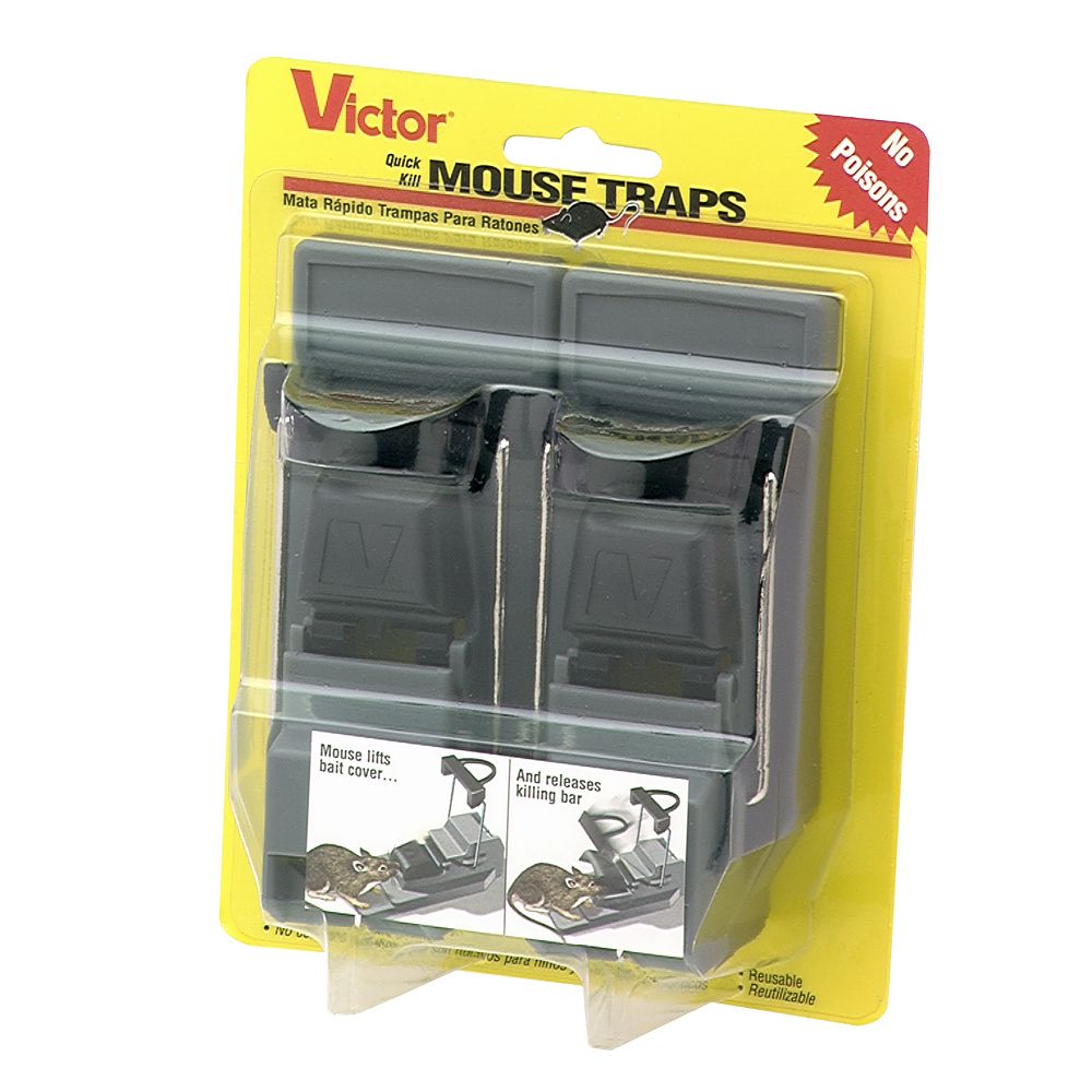 Victor Quick Kill Mouse Trap 2 Pack The Home Depot Canada