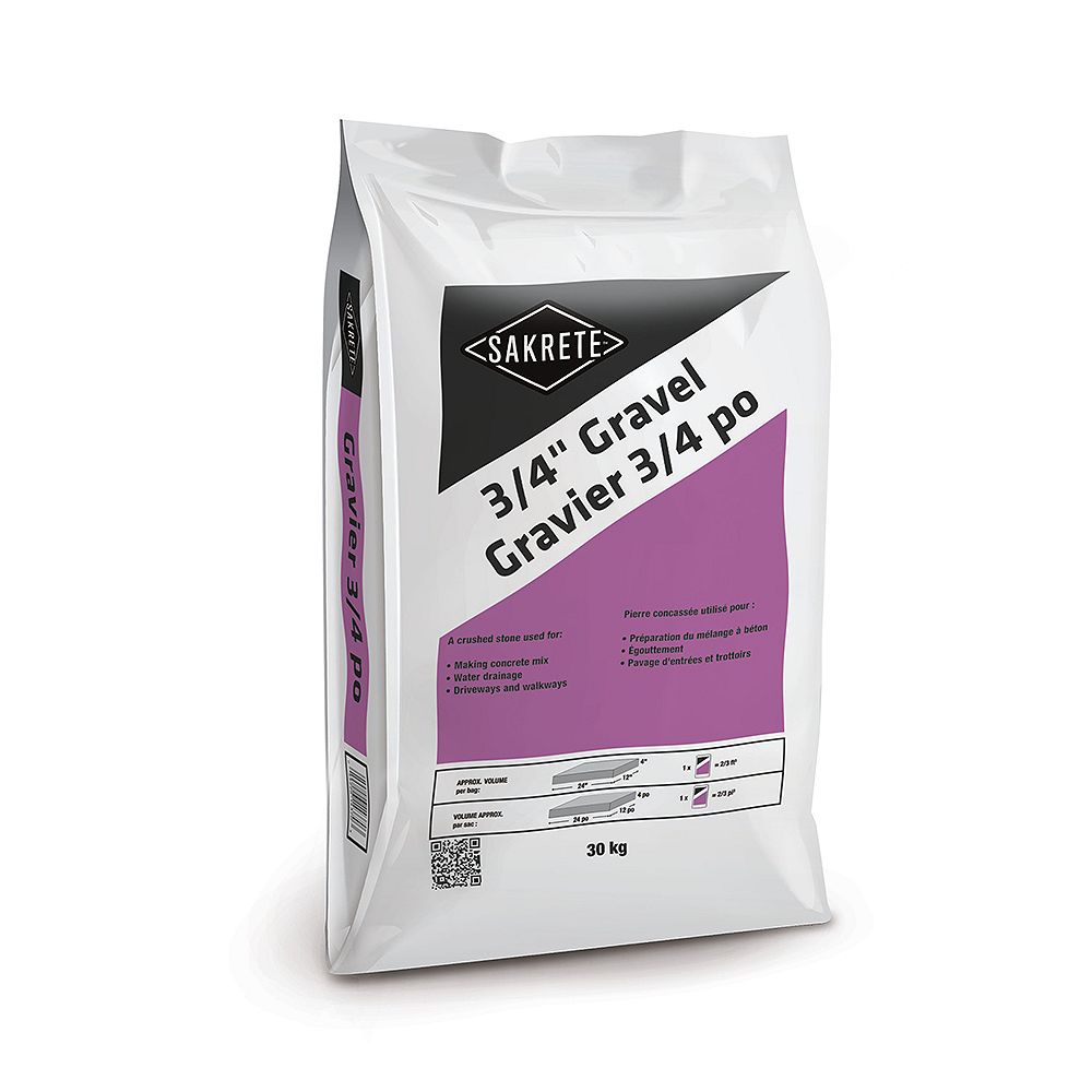 Sakrete 3 4 Gravel 30 Kg The Home Depot Canada