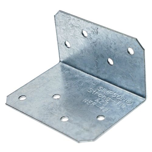 2 inch x 1-1/2 inch x 2-3/4 inch ZMAX Galvanized Angle