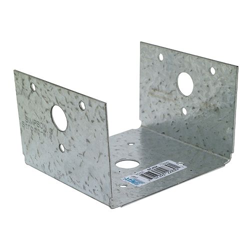 BC ZMAX Galvanized Post Base for 4x