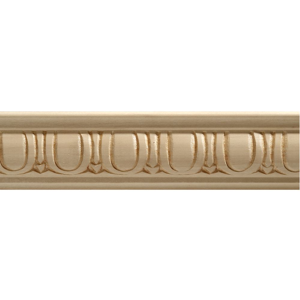 Alexandria Moulding 7 8 Inch X 1 7 8 X 8 Ft Basswood Egg Dart Chair Rail The Home Depot Canada Alexandria Moulding 7 8 Inch X 1 7 8 X 8 Ft Basswood Egg Dart Chair Rail The Home Depot Canada