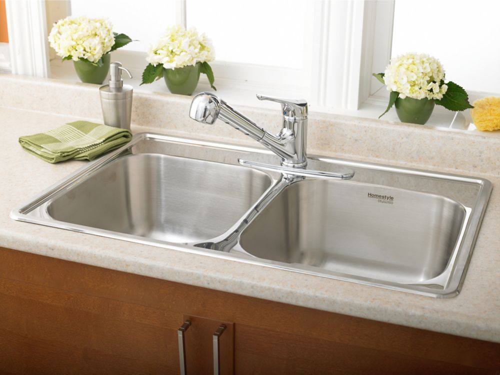 Blanco Homestyle 2 0 Topmount Stainless Steel Sink The Home Depot Canada   P 1000153552 