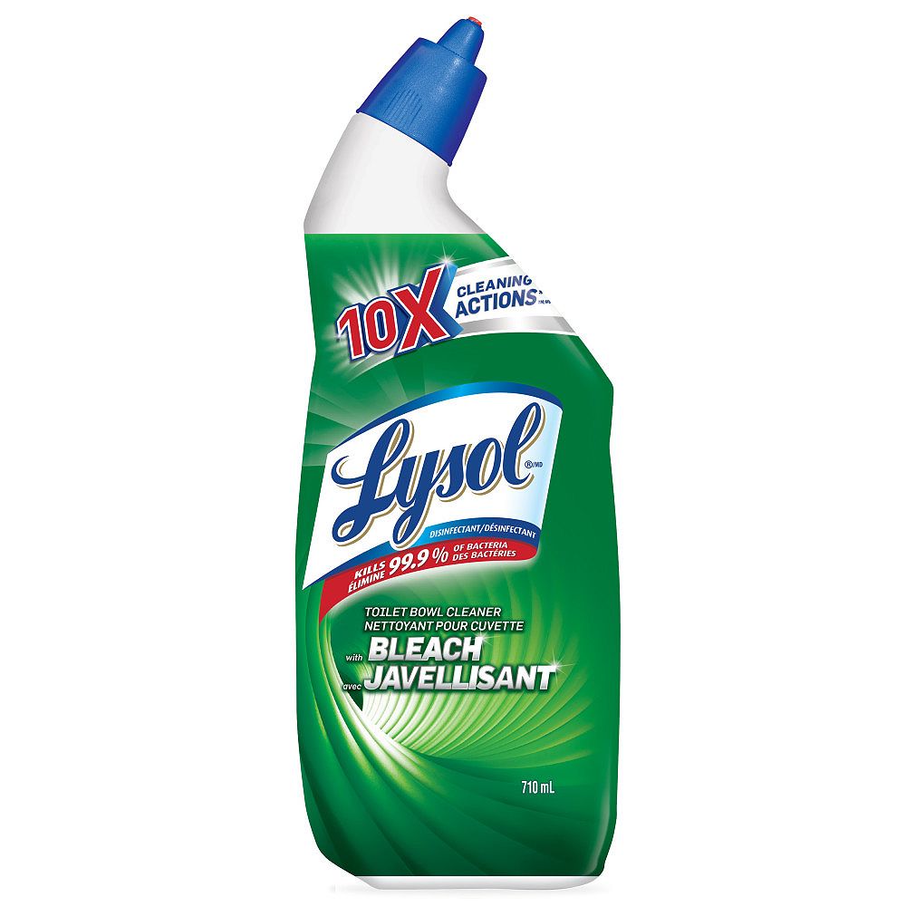 Lysol Toilet Bowl Cleaner Bleach 710ml 10x Power Action The Home Depot Canada