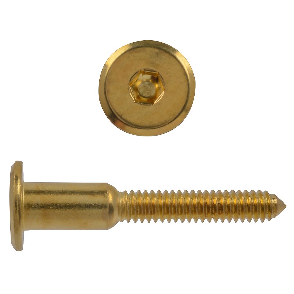 Paulin 14x2 Connector Bolt Brass Plated The Home Depot Canada