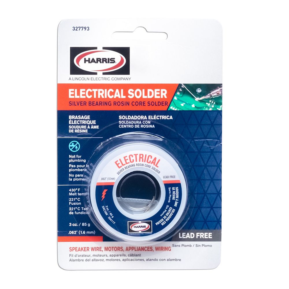 Harris 327793 3 oz. Electrical Solder The Home Depot Canada