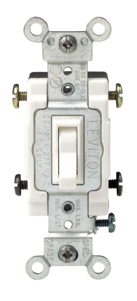 Leviton 4 Way Toggle Switch, White | The Home Depot Canada