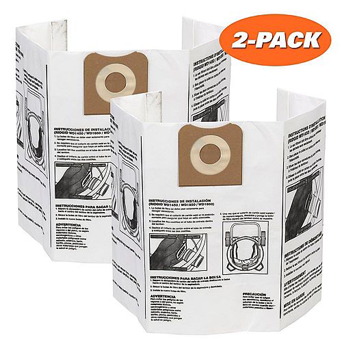 Vacuum Dust Bags VF3502 Type A - 45 L to 60 L (2-Pack)