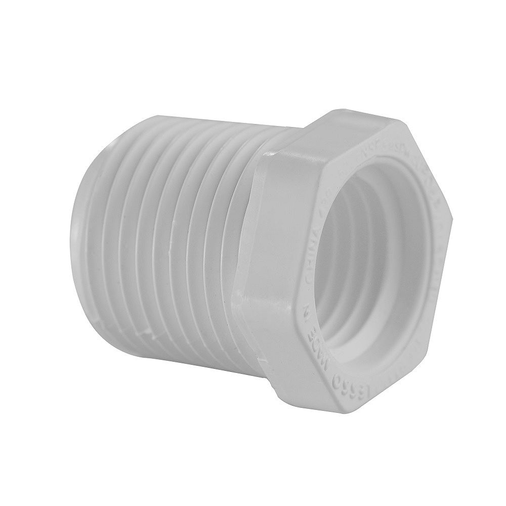 Lesso 1 In X 3 4 In Pvc Schedule 40 Bushing M X F The Home Depot Canada Lesso 1 In X 3 4 In Pvc Schedule 40 Bushing M X F The Home Depot Canada