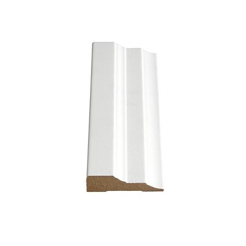 Alexandria Moulding 1/2inch x 4 3/4inch x 96inch Modern MDF Primed