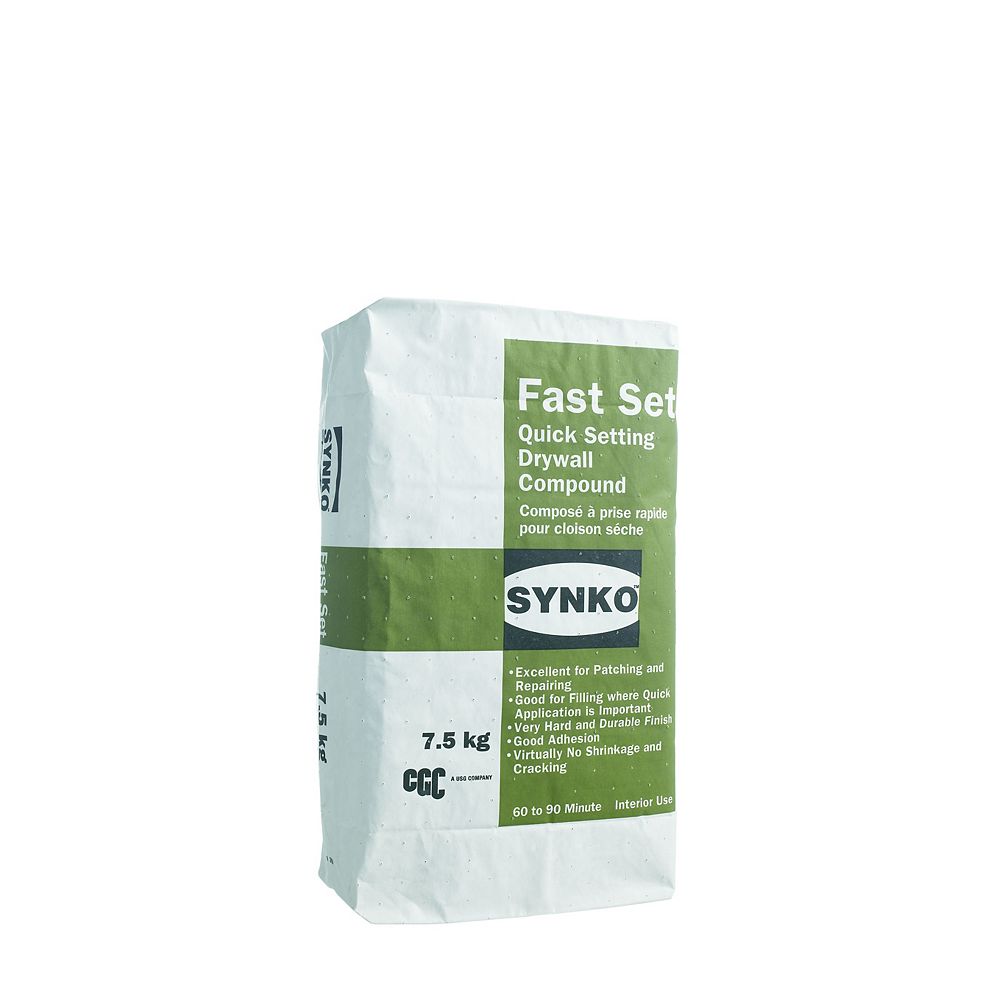 Synko CGC Fast Set Setting Type Drywall Compound, 7.5 kg