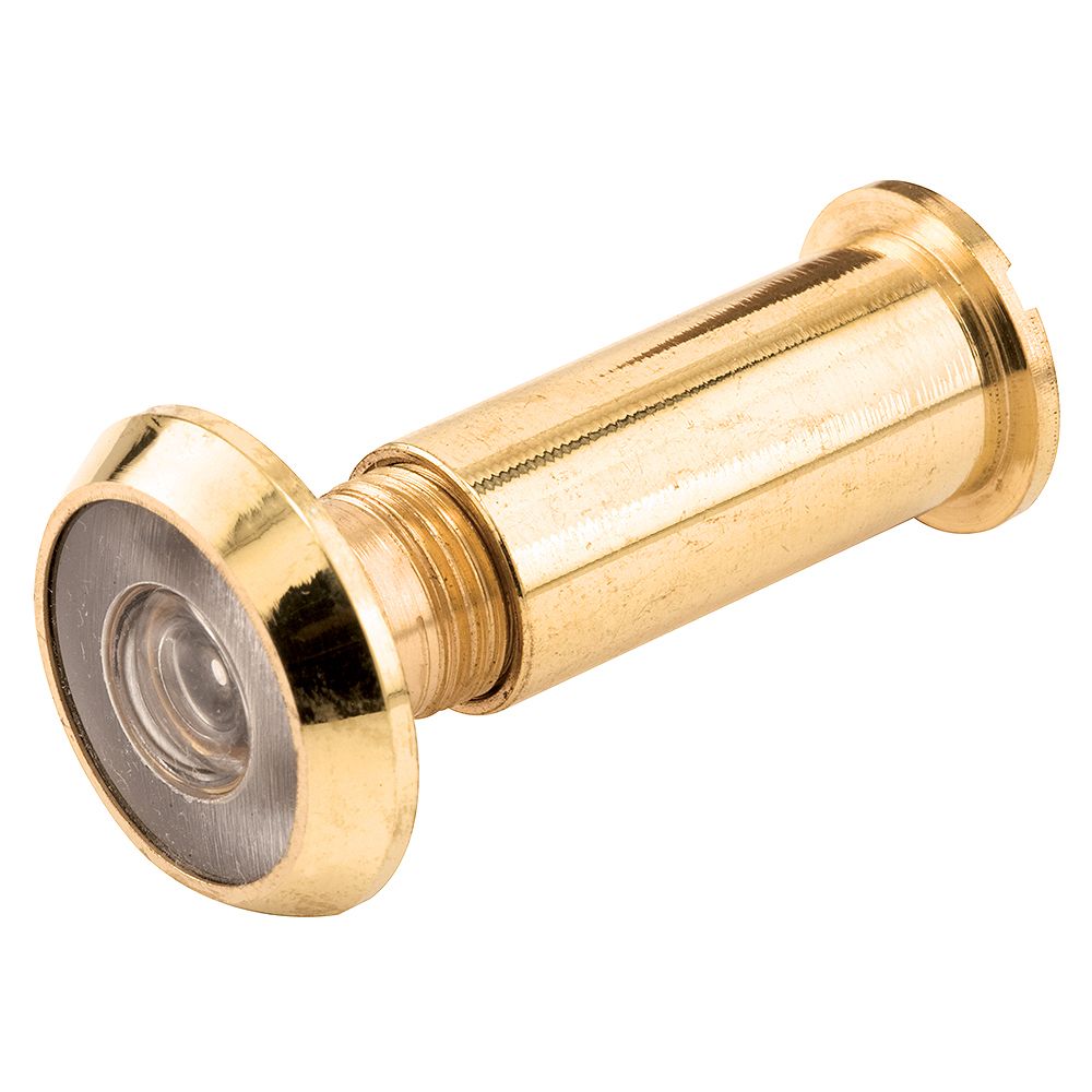 Prime Line 916 In Bore 200 Degree Solid Brass Bright Brass Finish