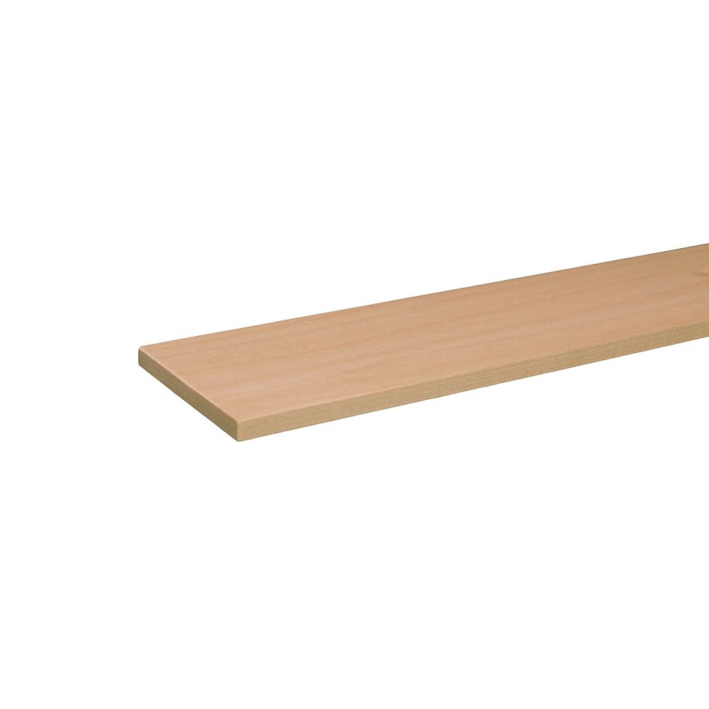 Alexandria Moulding 1/4inch x 3inch x 2 Feet Poplar Hardwood Hobby