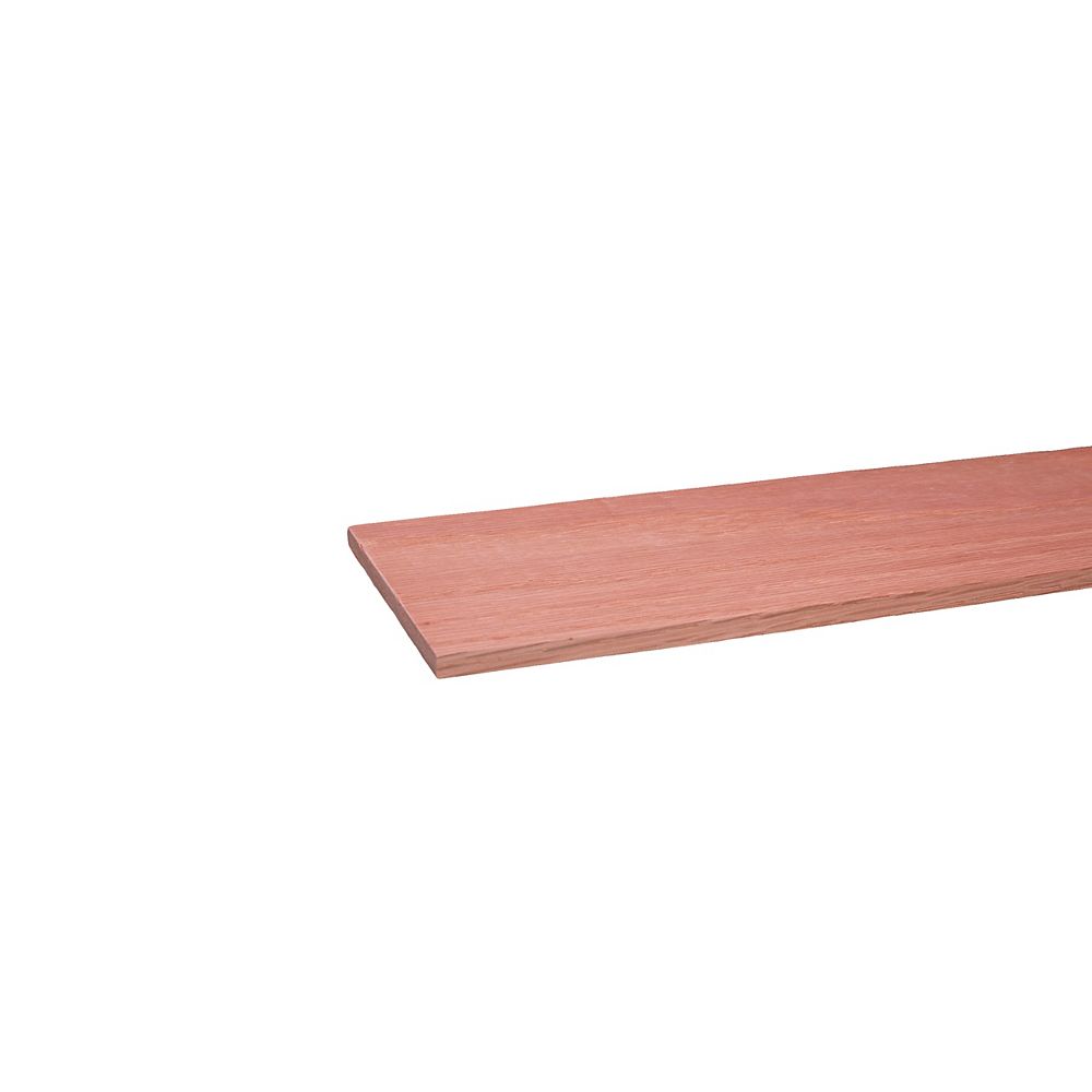 Alexandria Moulding 1/4inch x 4inch x 3 Feet Oak Hardwood Hobby Board