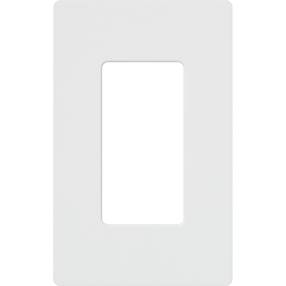 Lutron Claro 1Gang wall plate, White The Home Depot Canada