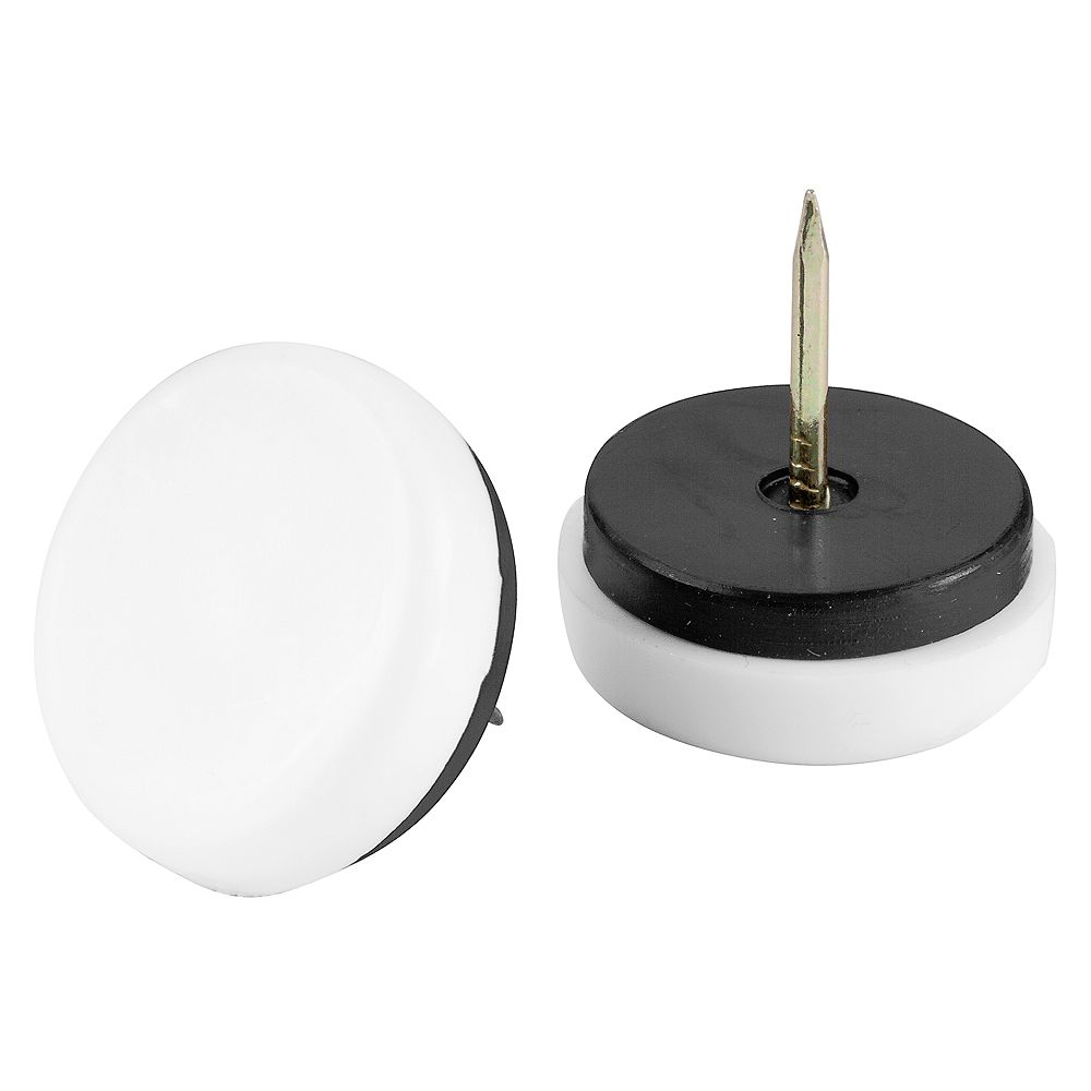 Everbilt 7/8 inch Plastic Base NailOn Cushion Glides (4Pack) The