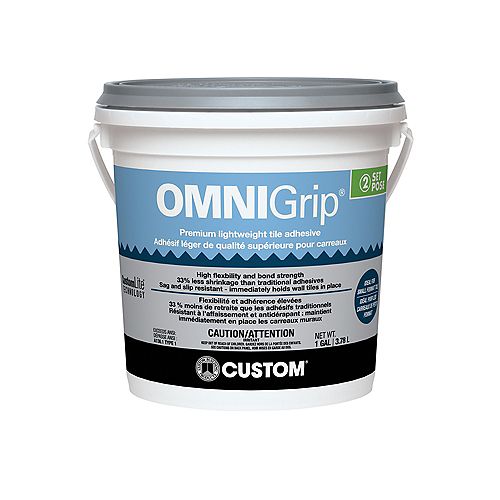 OmniGrip 1 Gal. Maximum Strength Tile Adhesive