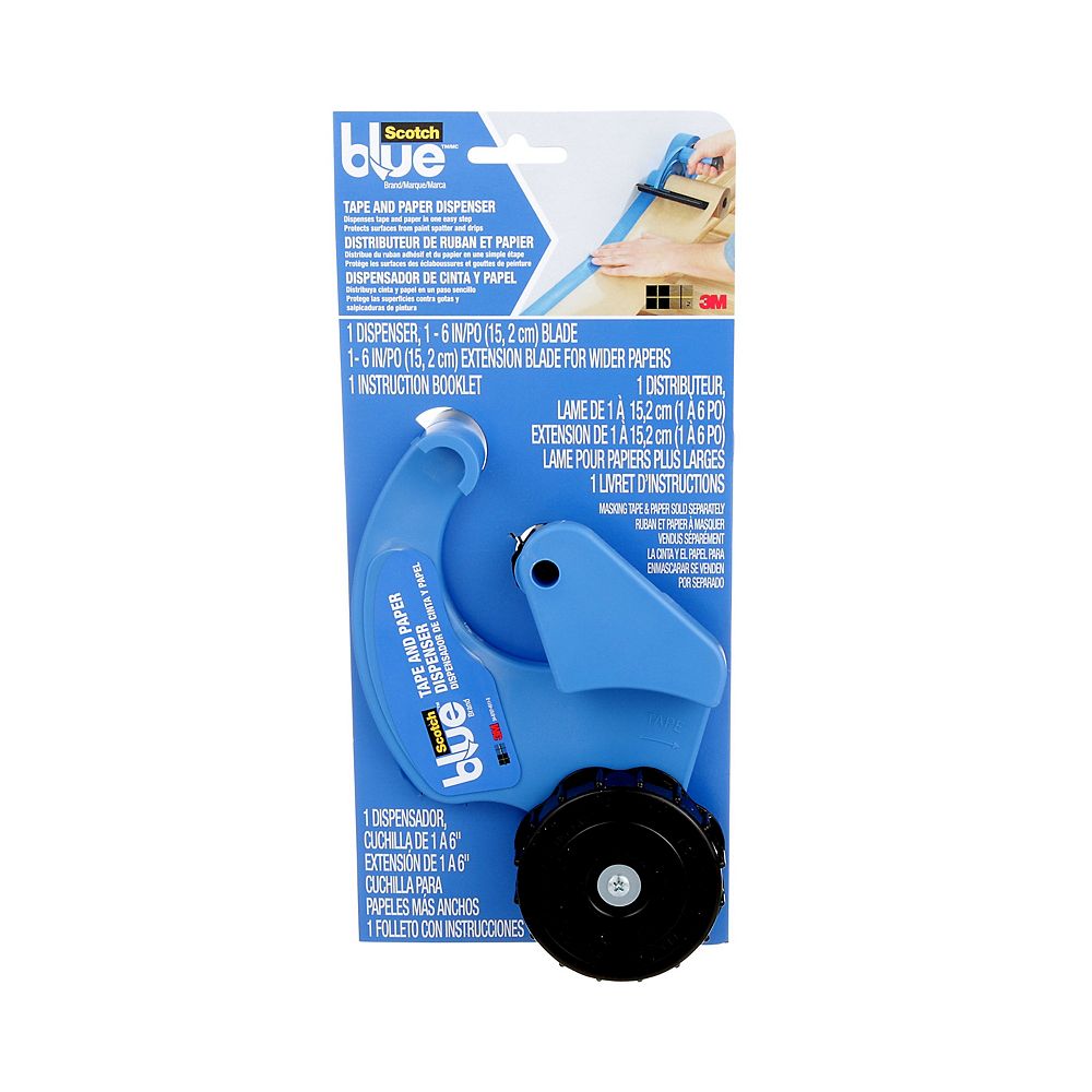 ScotchBlue Tape and Paper Dispenser, M1000SBN, 11.2 in x 2 in (28.4 cm