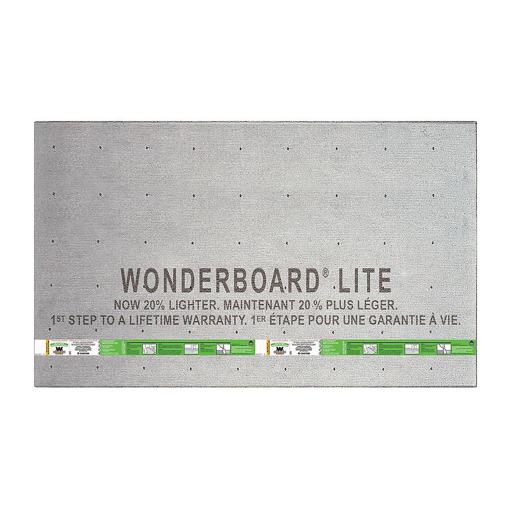Custom Building S Wonderboard, Home Depot Tile Board