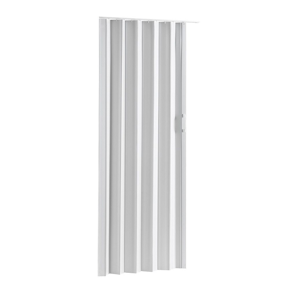 Spectrum Folding Door Via White 36 Inch 48 Inch X 80 Inch The Home Depot Canada