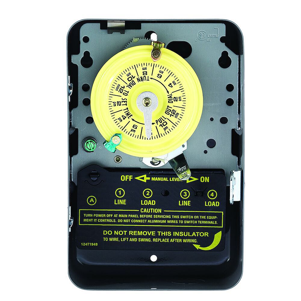 Intermatic 40 Amp 208277Volt DPST 24Hour Mechanical Time Switch with