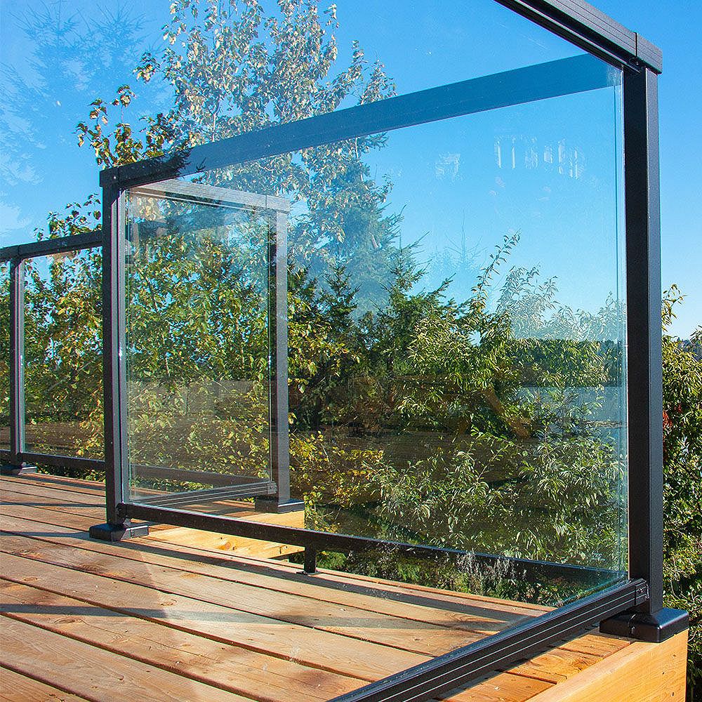 RailBlazers 42-inch Tempered Glass Railing Panel | The ...