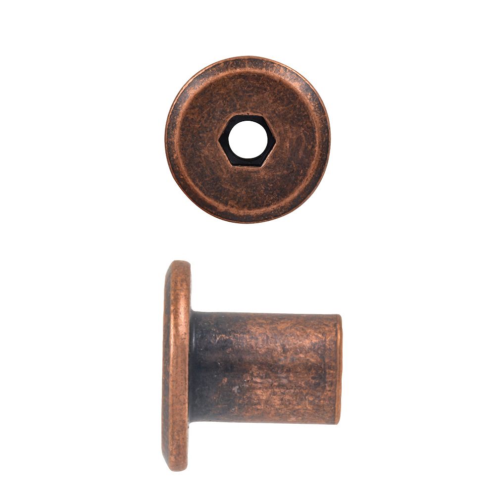 Paulin 1/420 x 12mm Connector Cap Nut Antique Bronze The Home Depot
