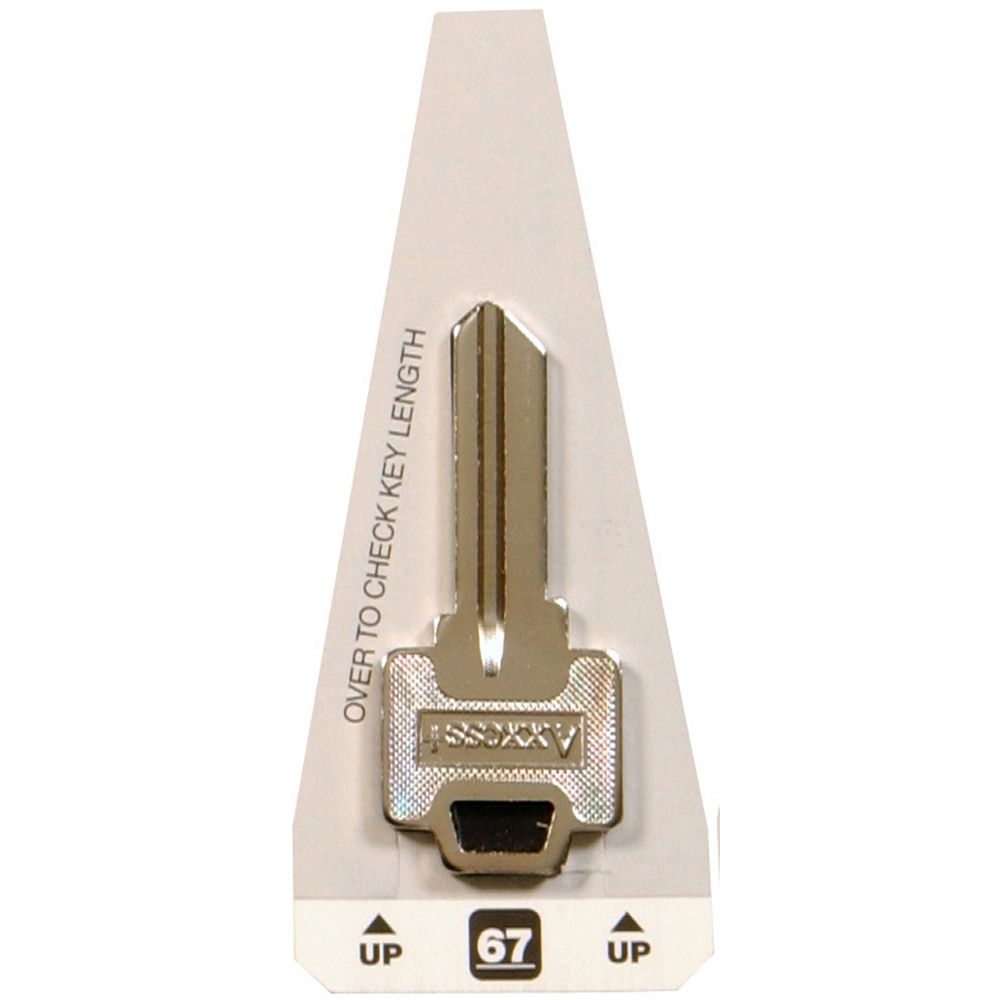 The Home Depot 67 Axxess Key Masterlock Padlock Key The Home Depot