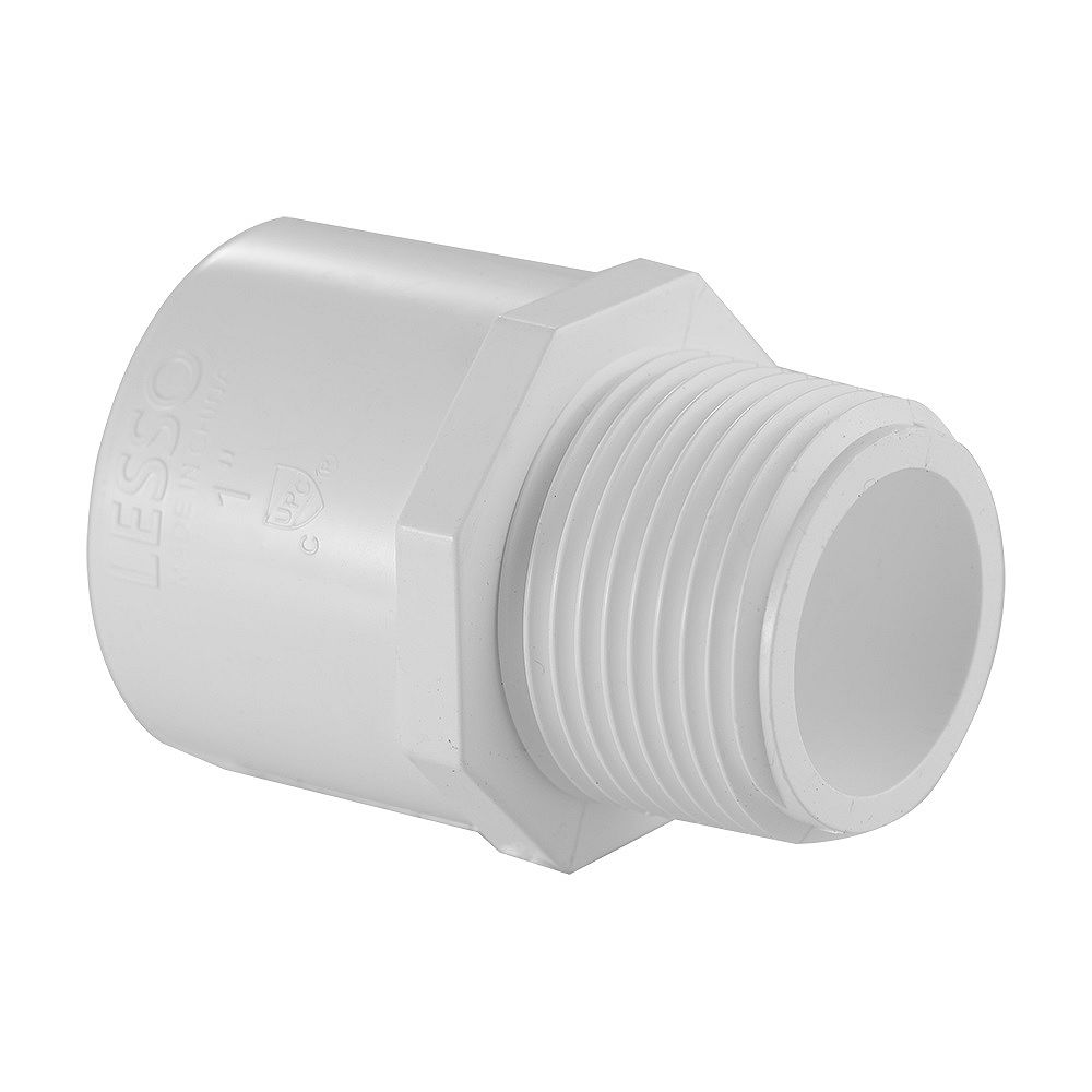 Lesso 3 4 In Pvc Schedule 40 Male Adapter S X M The Home Depot Canada