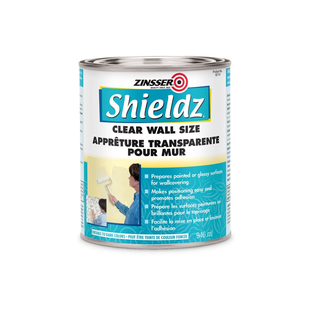 Zinsser Shieldz Clear Wall Size Tintable to Dark Colours, 946 ml The