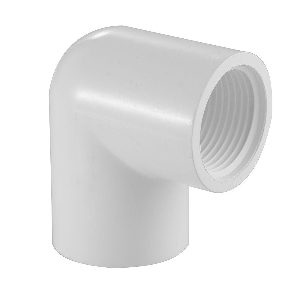 Nibco 1/2 In. PVC Schedule 40 / 90 Degree Elbow Slip x FIPT The Home Depot Canada