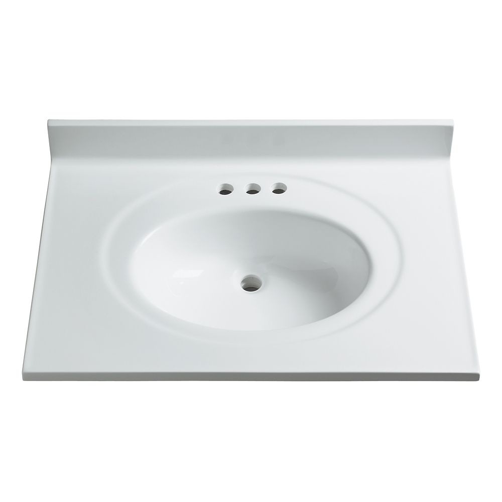 White Vanity Tops The Home Depot Canada