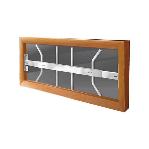 202 B 29-inch to 42-inch W Hinged Window Bar