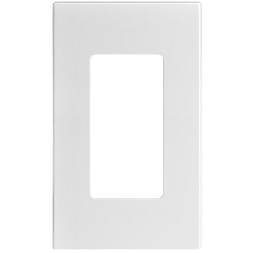 Decora Screwless wall plate 1-Gang, White