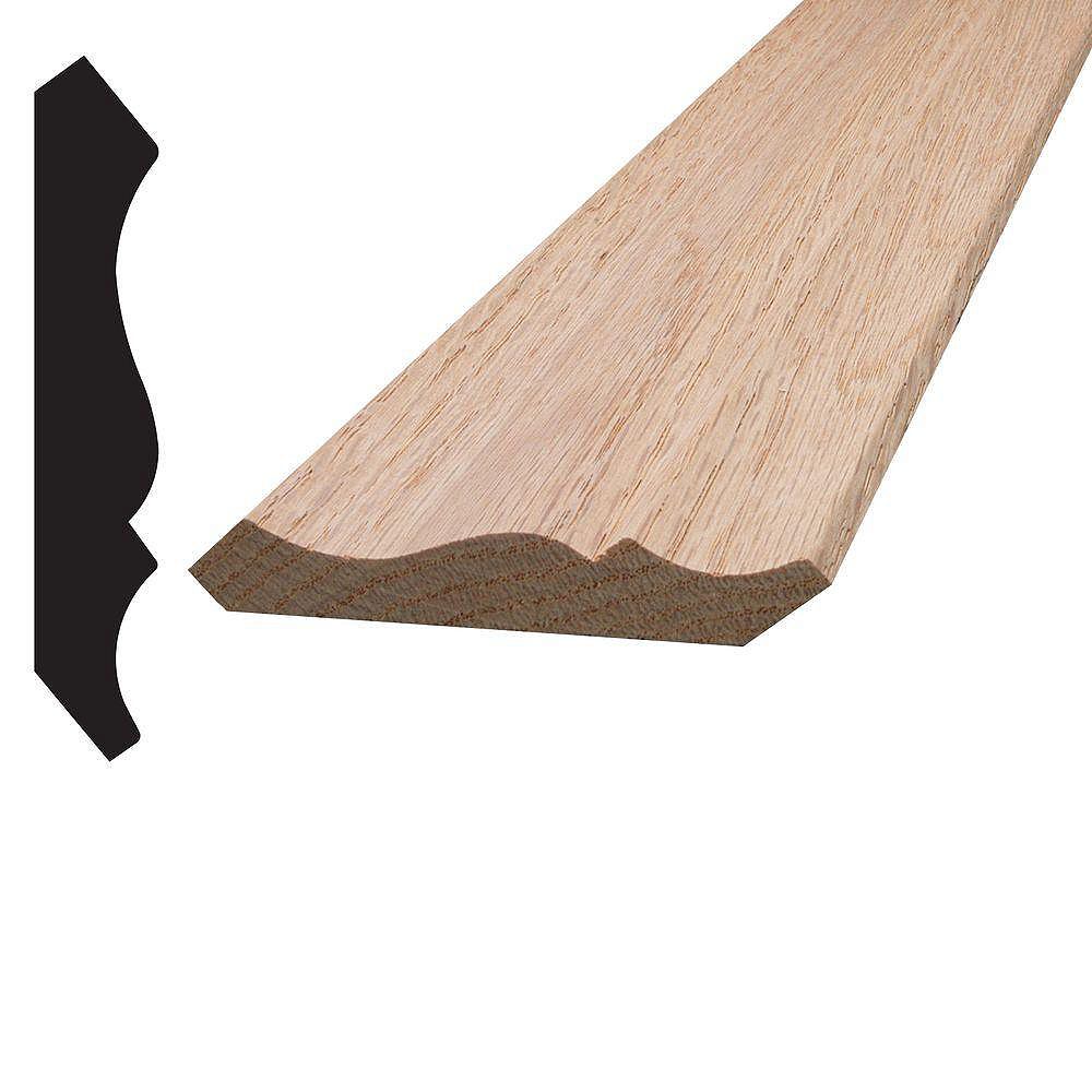 Alexandria Moulding Oak Crown 9/16 In. x 31/4 In. The Home Depot Canada