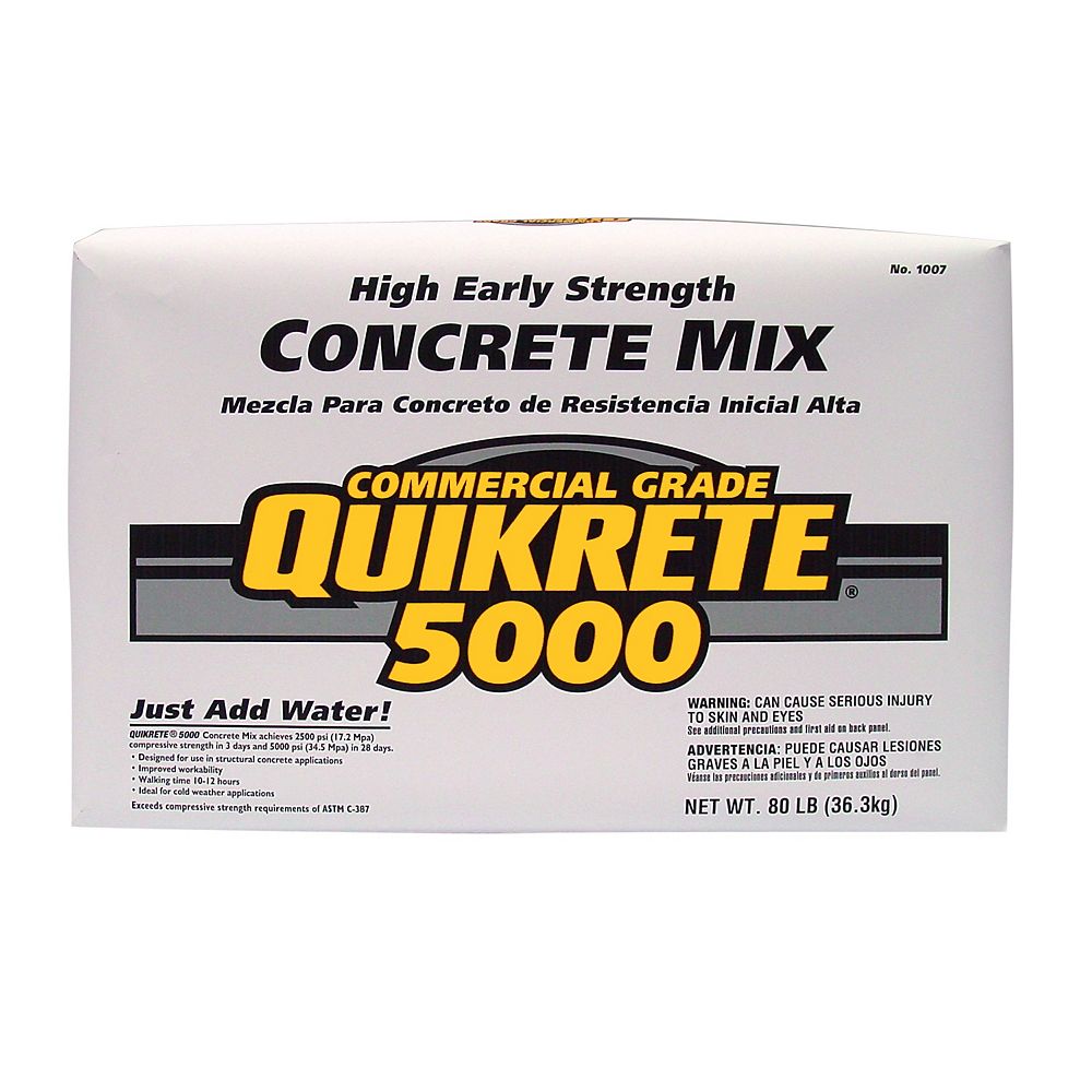 Quikrete 5000 30kg The Home Depot Canada