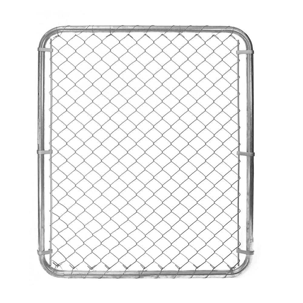 Peak Products 3 1 3 Ft W X 5 Ft H X 1 3 8 Inch D Galvanized Steel Chain Link Fence Gate The Home Depot Canada Peak Products 3 1 3 Ft W X 5 Ft H X 1 3 8 Inch D Galvanized Steel Chain Link Fence Gate The Home Depot Canada