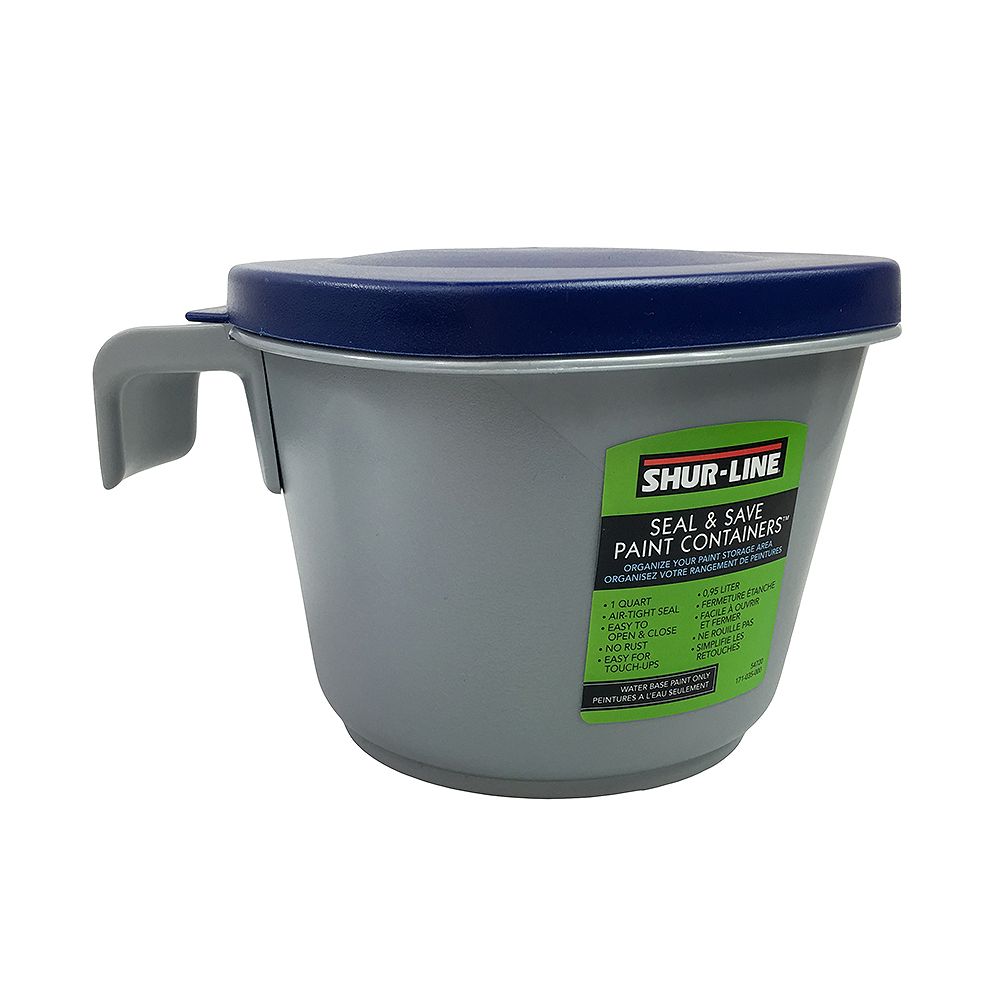 Shur Line Quart Paint Container with Lid The Home Depot