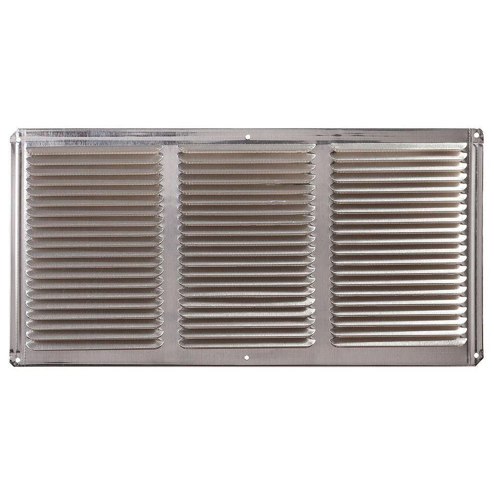 GAF Master Flow 16-inch x 8-inch Aluminum Under Eave Soffit Vent in