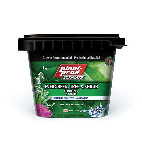 PlantProd Evergreen & Shrub Fertilizer 301010 The Home Depot Canada