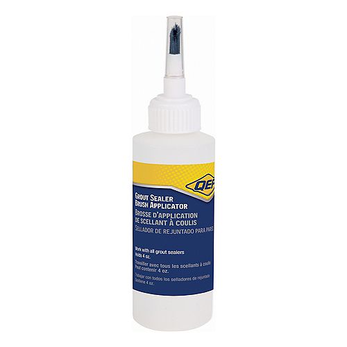 Brush Tip Grout Sealer Applicator Bottle