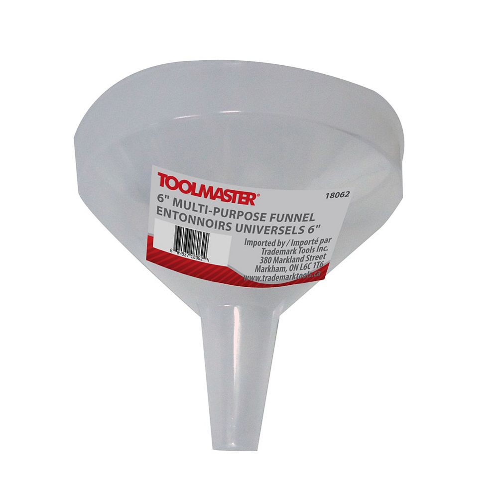 Toolmaster 6 inch Multi Purpose Funnel The Home Depot Canada